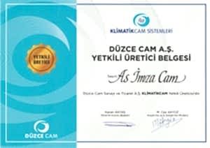 AS İMZA CAM - Bakı CAM YETKİLİ ÜRETİCİ BELGESİ